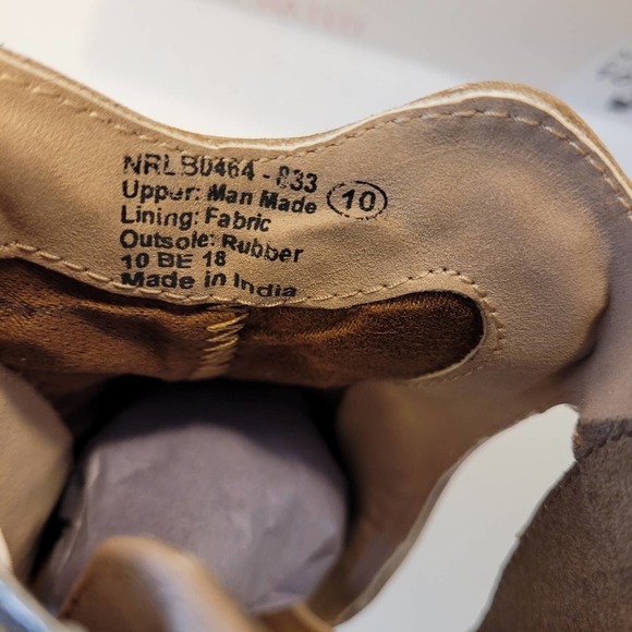 Not Rated Women's NWT‎ Nara Cutout Western Chunky Heel Booties Size 10 - Picture 10 of 11